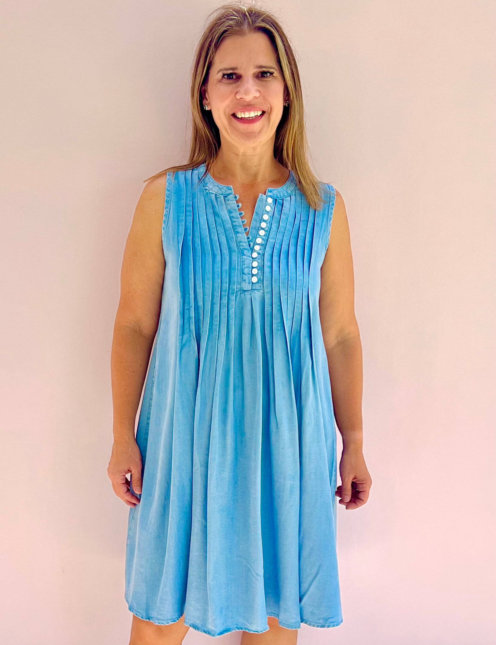 Dear John | Floren Bleached Denim Dress