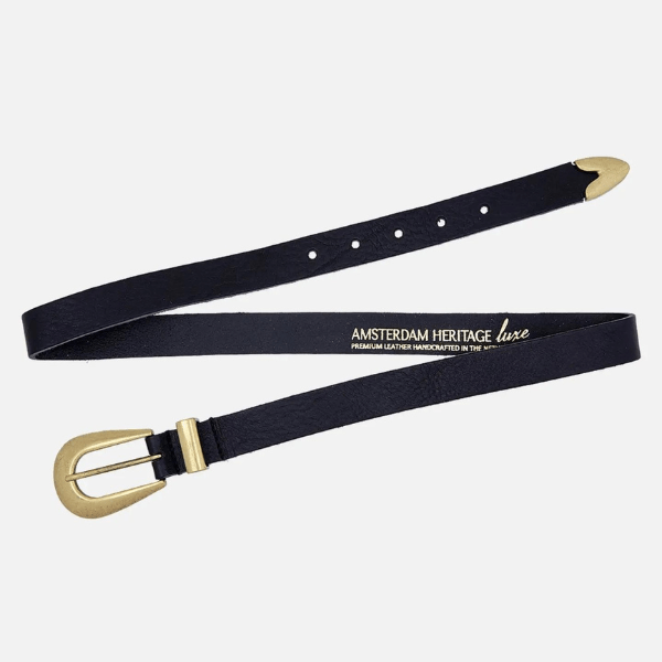 Adrie Skinny Leather Belt - Pep & Punch
