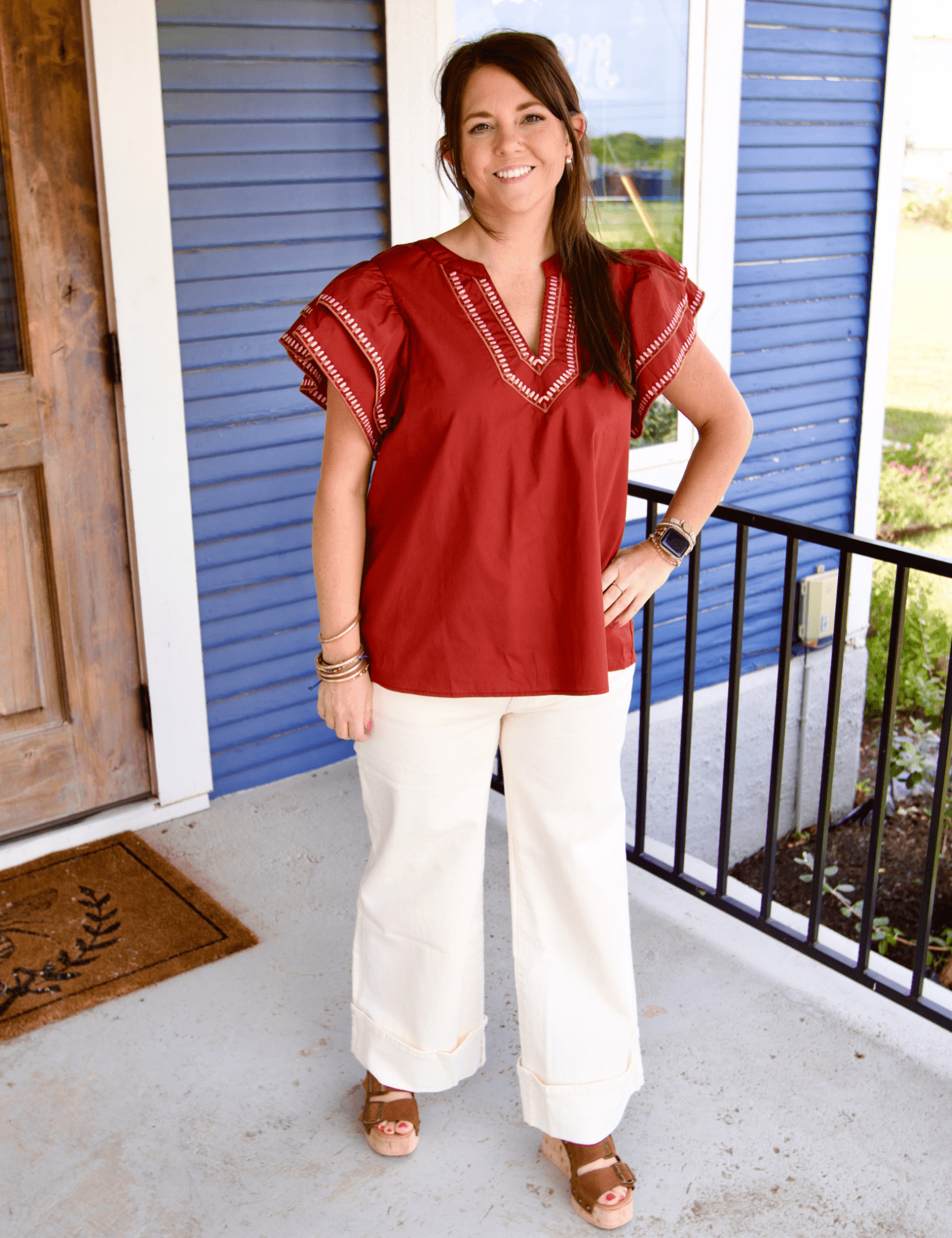 Aster Short Sleeve Top - Pep & Punch