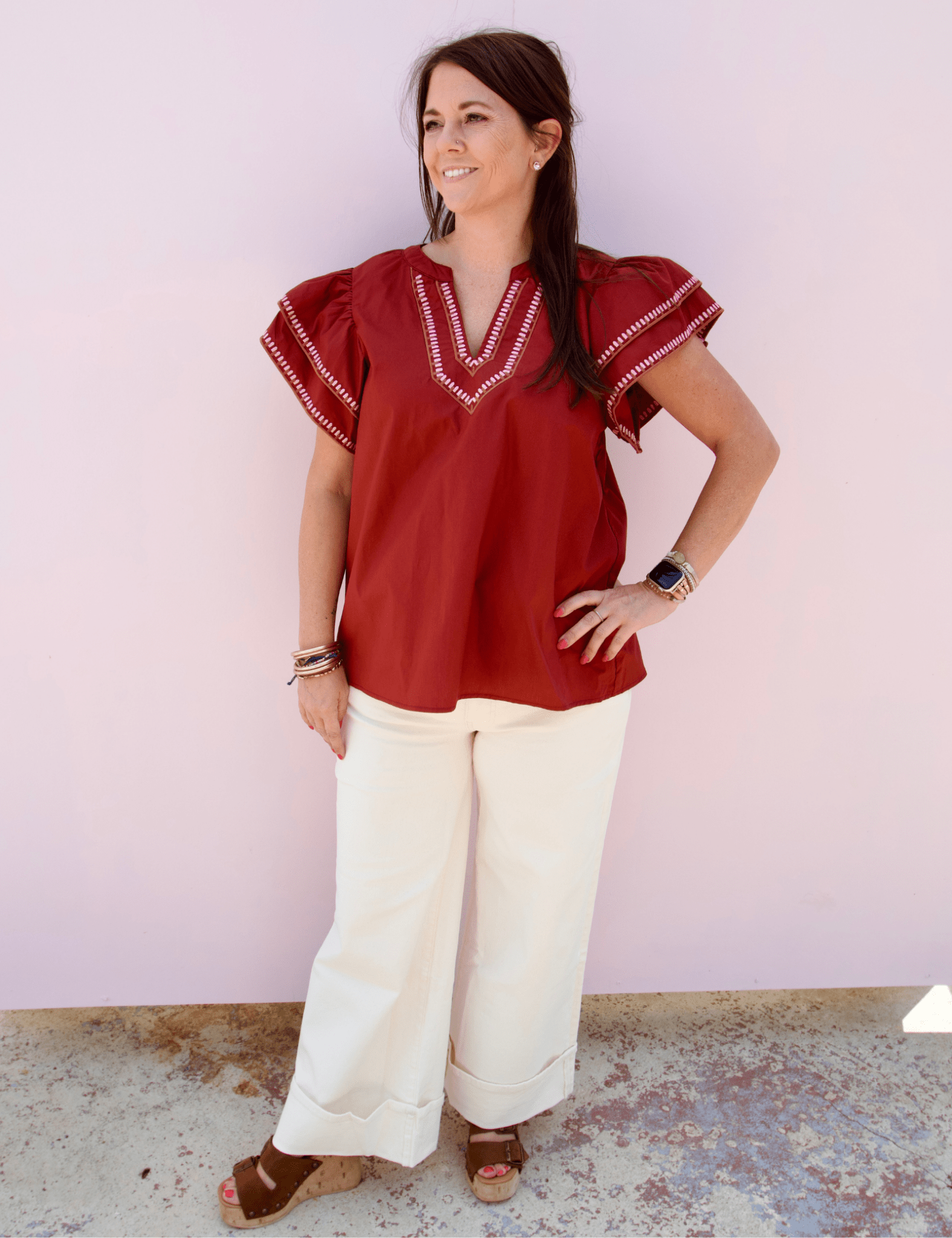 Aster Short Sleeve Top - Pep & Punch