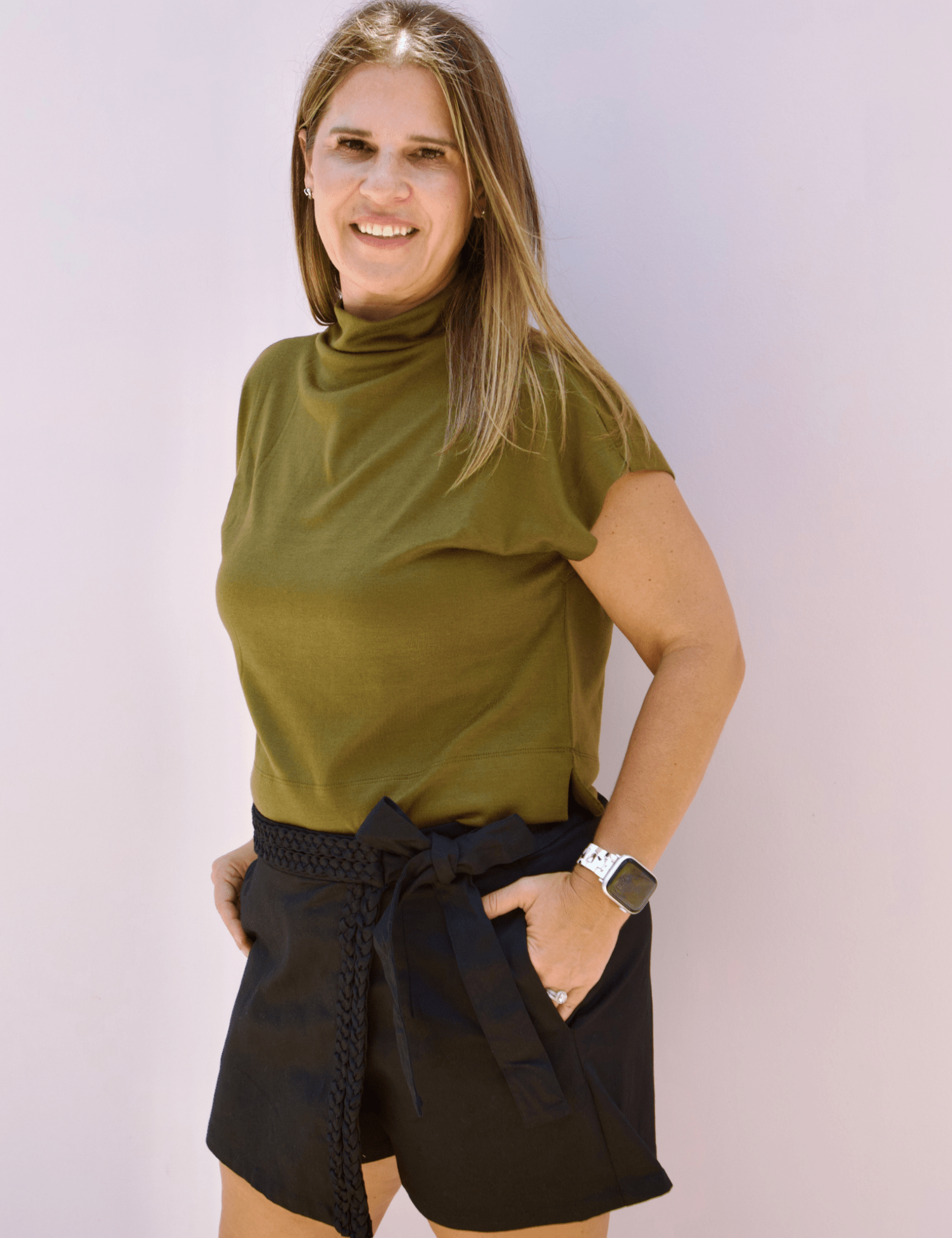 Back To Chic Wrap Skort - Pep & Punch