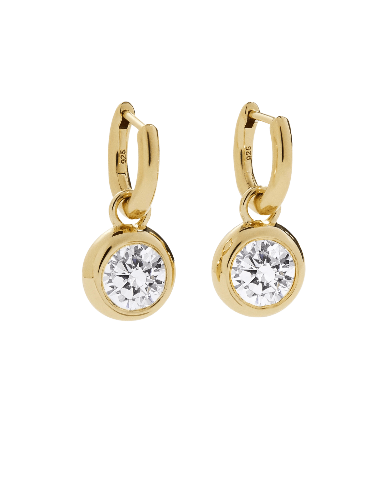 BaubleBar | 18K Gold Birthstone Drop Earrings - Pep & Punch