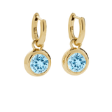 BaubleBar | 18K Gold Birthstone Drop Earrings - Pep & Punch