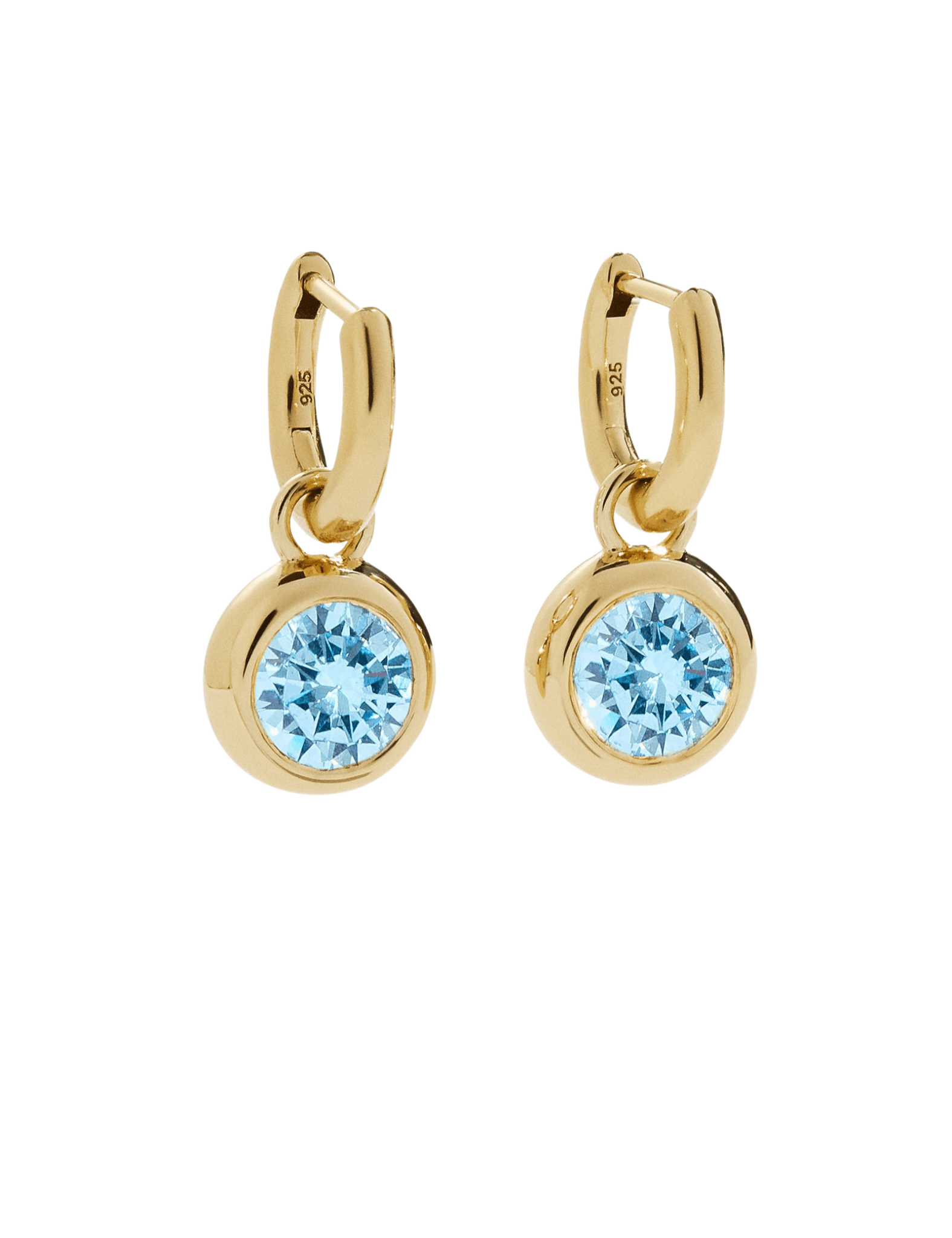 BaubleBar | 18K Gold Birthstone Drop Earrings - Pep & Punch