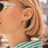 BaubleBar | 18K Gold Birthstone Drop Earrings - Pep & Punch