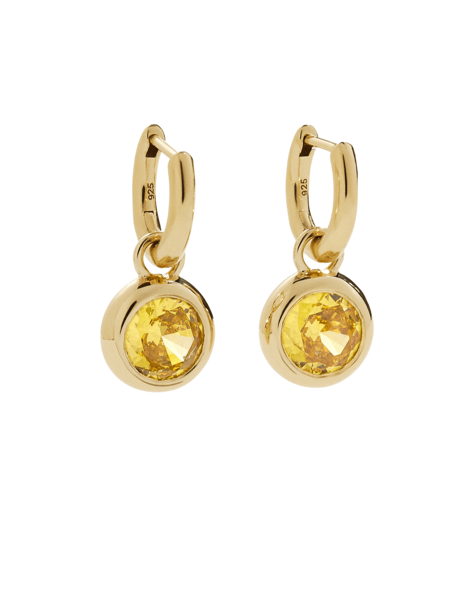 BaubleBar | 18K Gold Birthstone Drop Earrings - Pep & Punch
