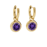 BaubleBar | 18K Gold Birthstone Drop Earrings - Pep & Punch