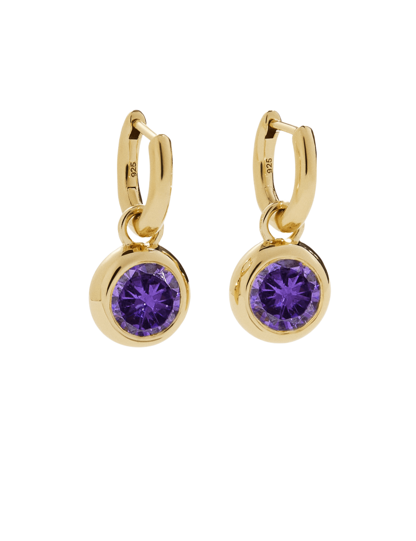BaubleBar | 18K Gold Birthstone Drop Earrings - Pep & Punch