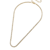 BaubleBar | Amalie Bezel Tennis Necklace - Pep & Punch