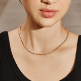 BaubleBar | Amalie Bezel Tennis Necklace - Pep & Punch
