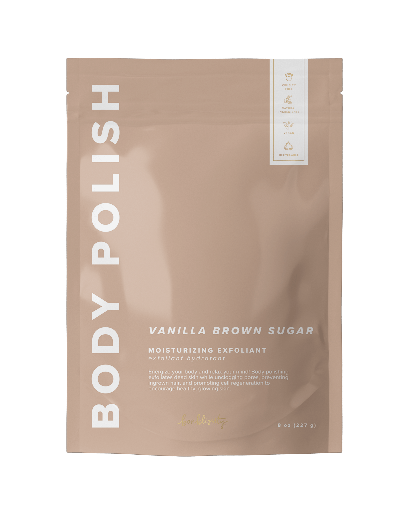 Body Polish Body Scrub - Vanilla Brown Sugar - Pep & Punch