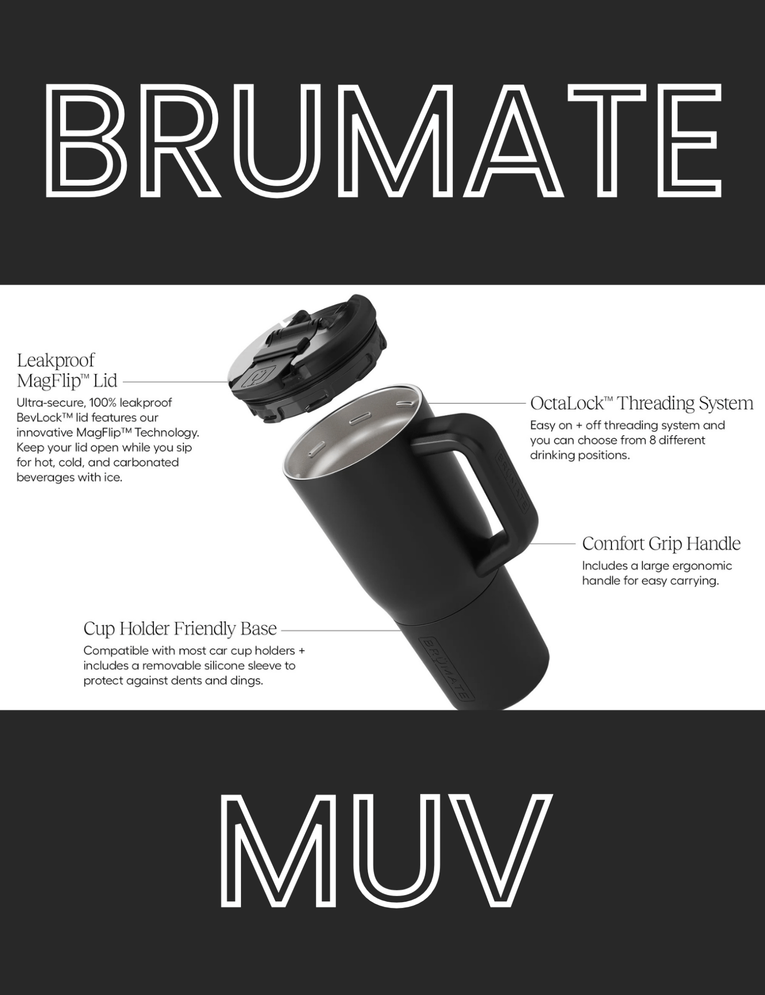 Brümate | Müv 35oz Tumbler - Pep & Punch