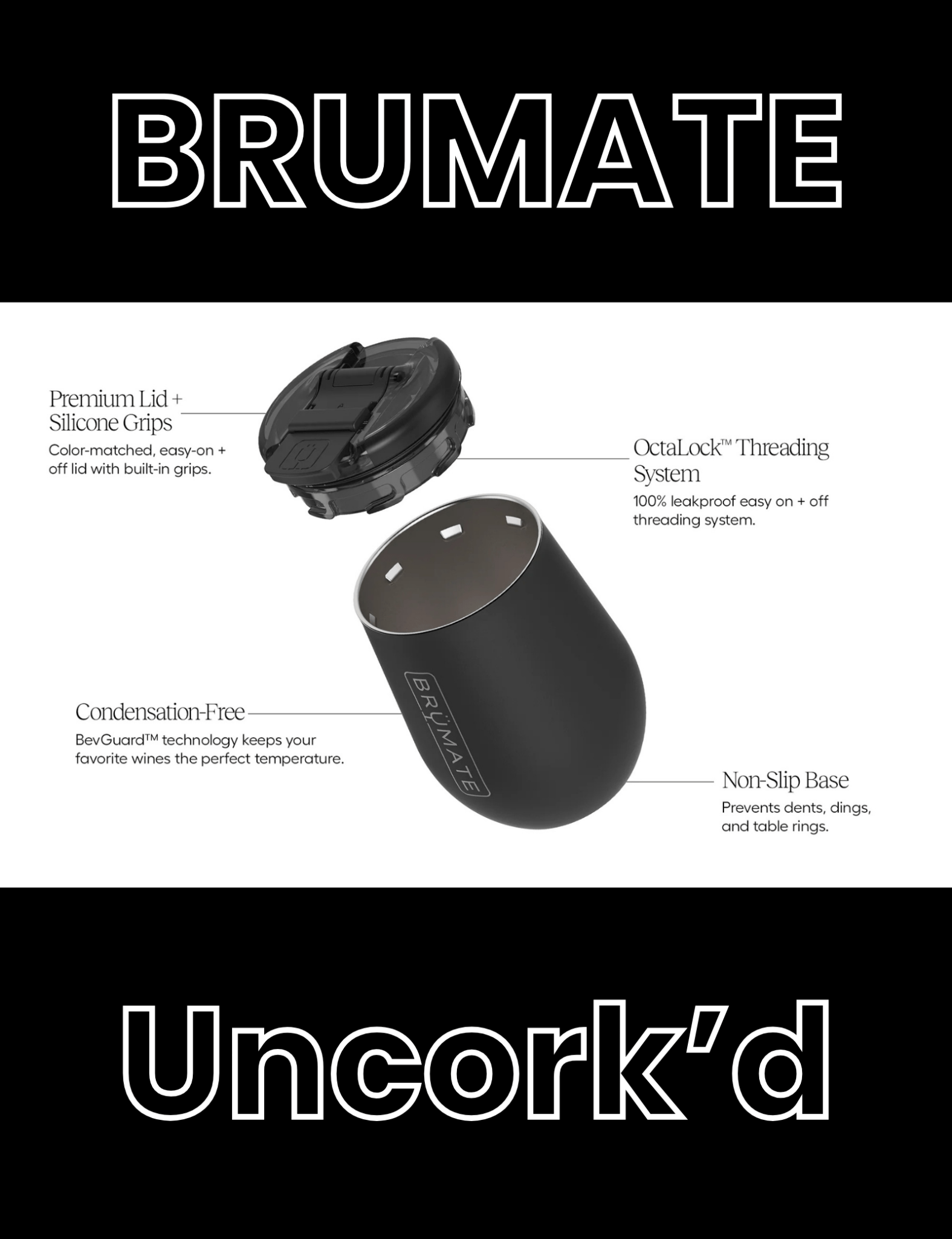 Brumate | Uncork'd 14oz Tumbler - Pep & Punch