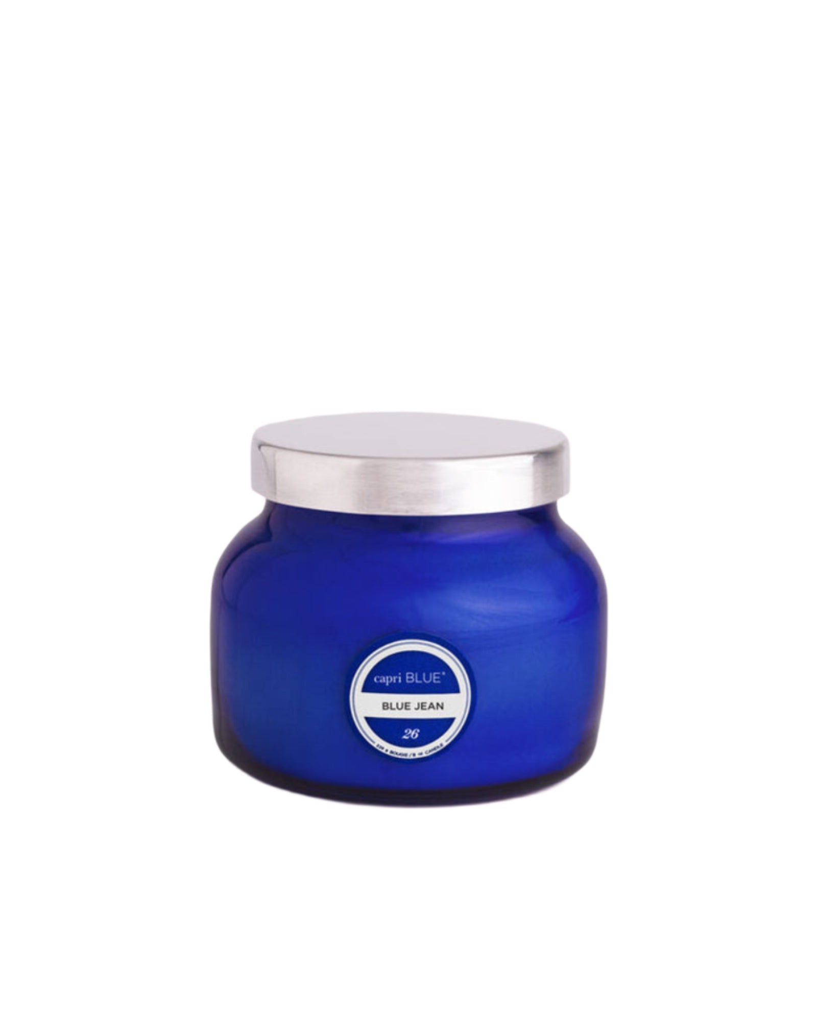 Capri Blue | Blue Jean 8 oz, Blue Signature Candle - Pep & Punch