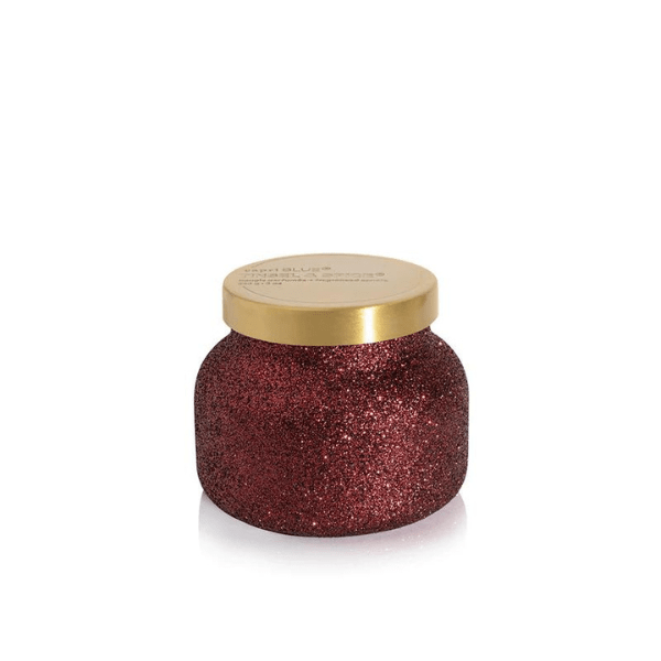 Capri Blue | Tinsel & Spice 8 oz, Glam Candle - Pep & Punch