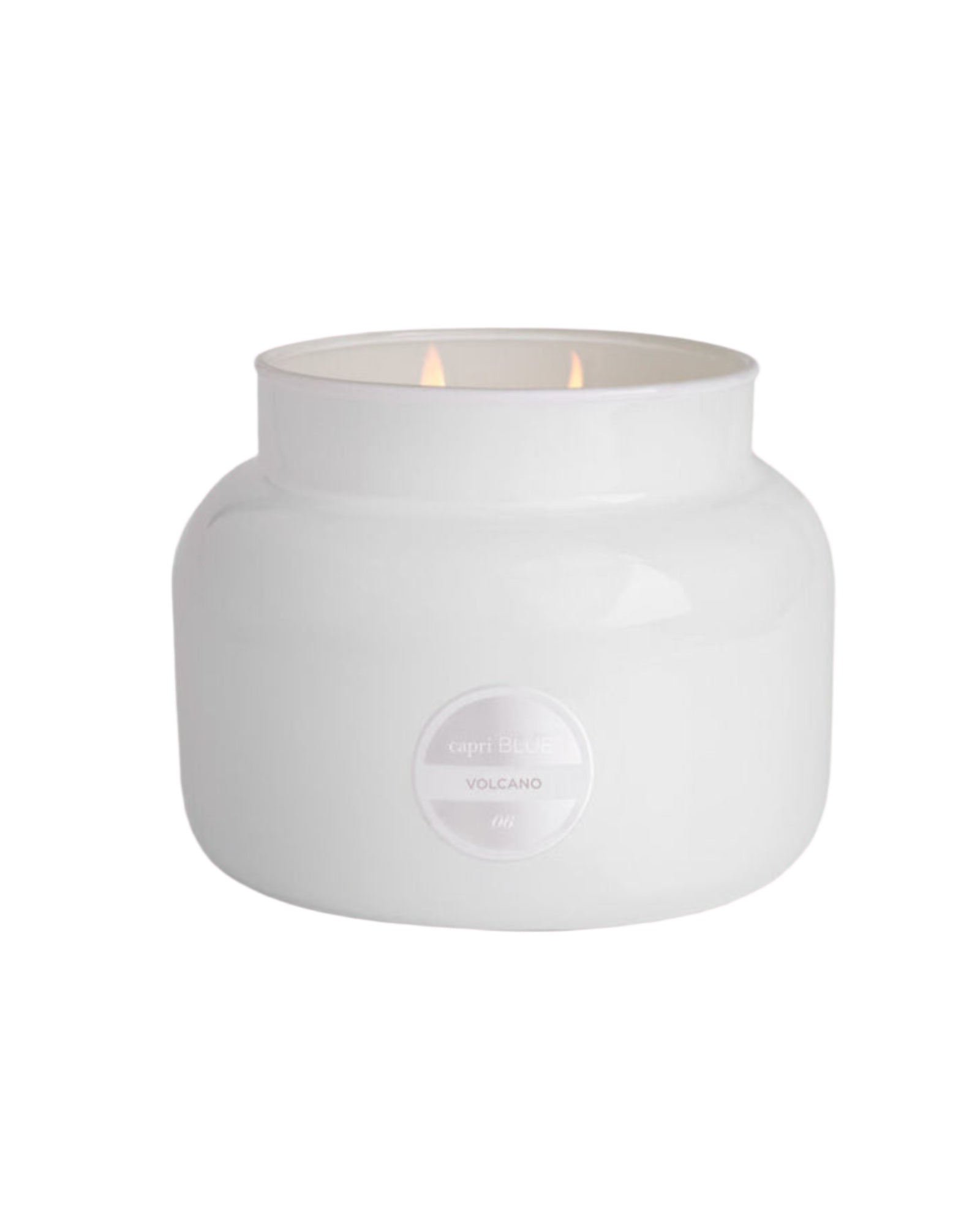 Capri Blue | Volcano 48 oz, Jumbo White Candle - Pep & Punch