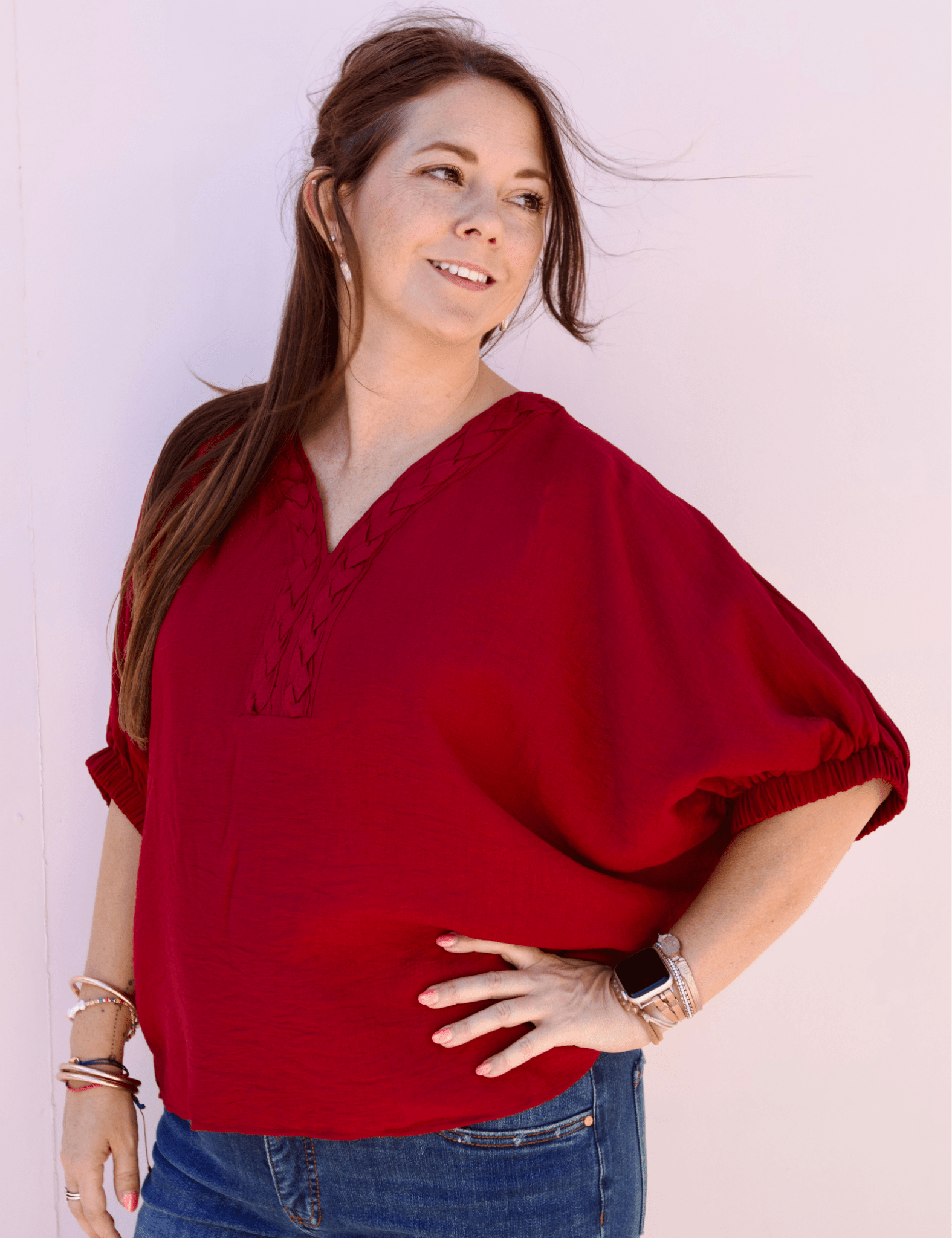 Carol V - Neck Top - Pep & Punch