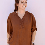 Carol V - Neck Top - Pep & Punch