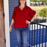 Carol V - Neck Top - Pep & Punch