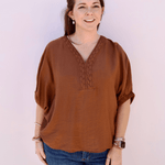 Carol V - Neck Top - Pep & Punch