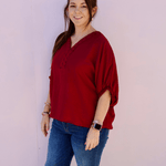 Carol V - Neck Top - Pep & Punch