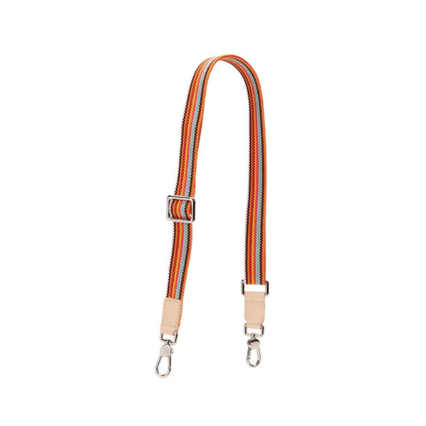 Consuela | Orange Slim Webbing Crossbody Strap - Pep & Punch