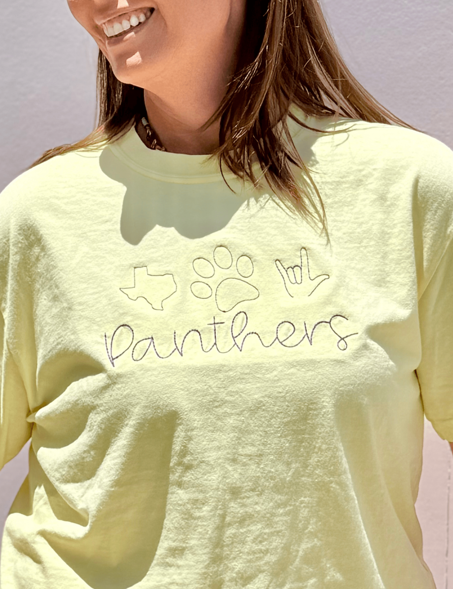 Custom Thread Panther Tshirt - Pep & Punch