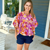 Dahlia Garden Blouse - Pep & Punch