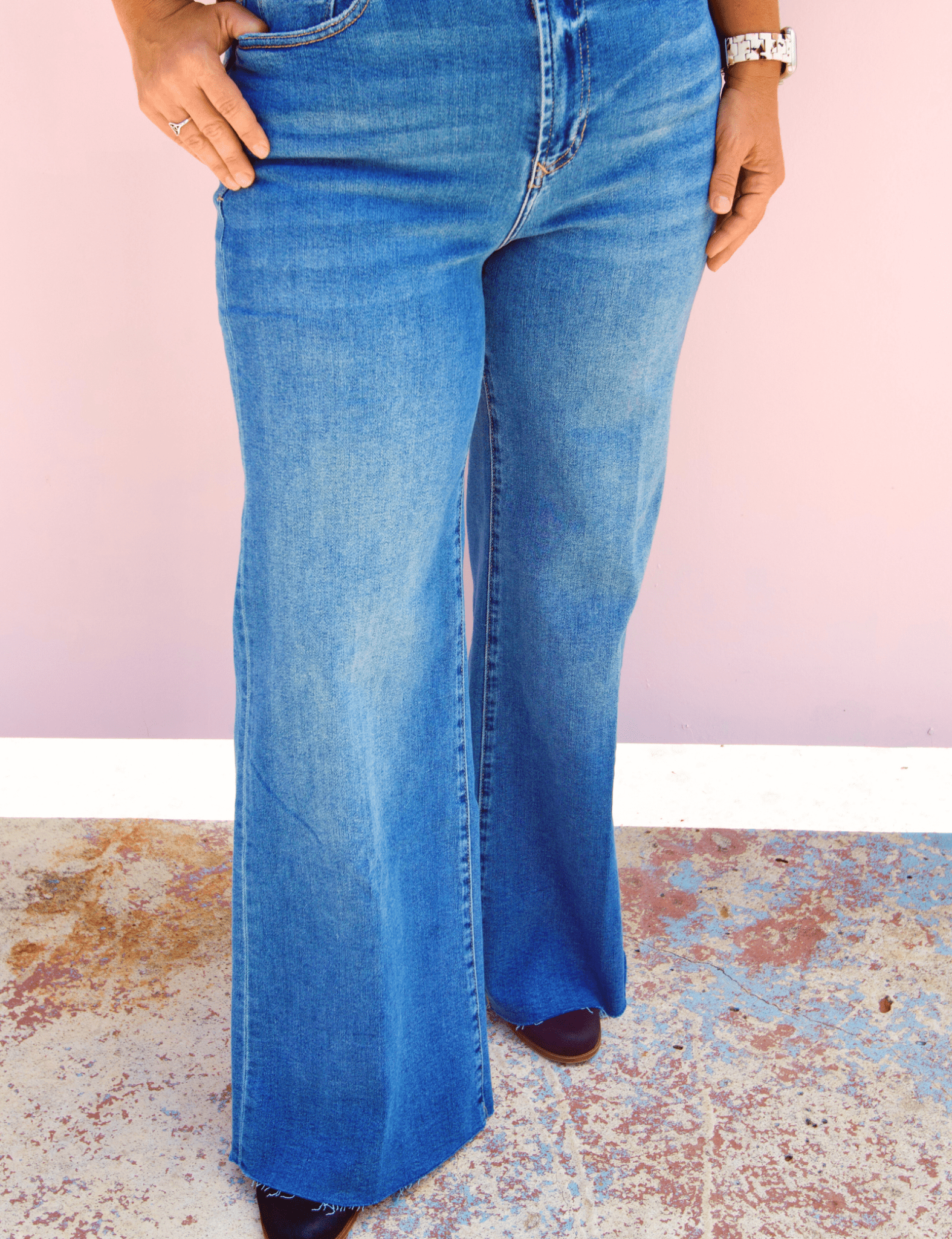 Dear John | Fiona Wide Leg Jean - Pep & Punch