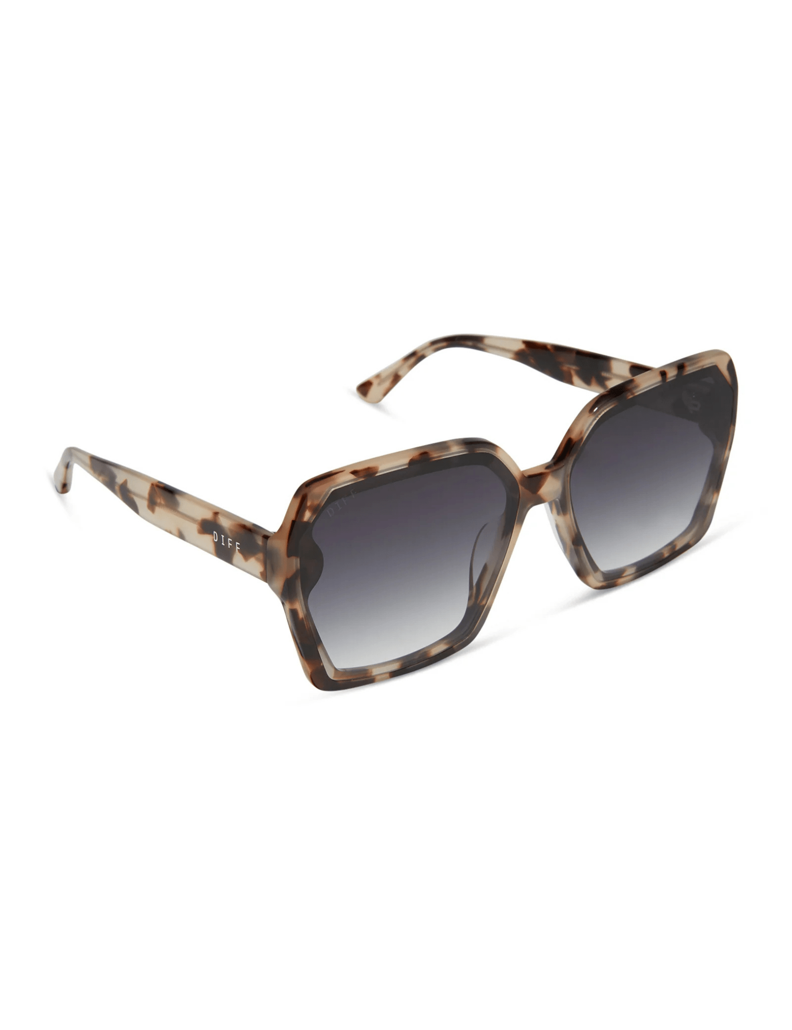 DIFF EYEWEAR | Presley Cream Tort Sunglasses - Pep & Punch