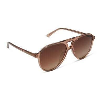 DIFF EYEWEAR |Tosca II Cafe Ole + Brown Gradient Polarized Sunglasses - Pep & Punch