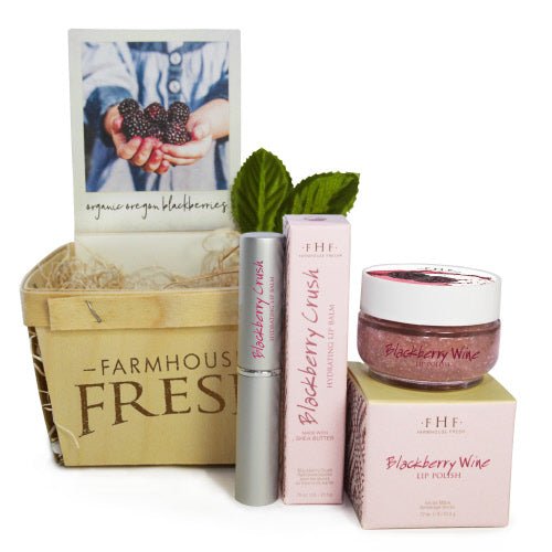 FHF Blackberry Lip Gift Basket - Pep & Punch