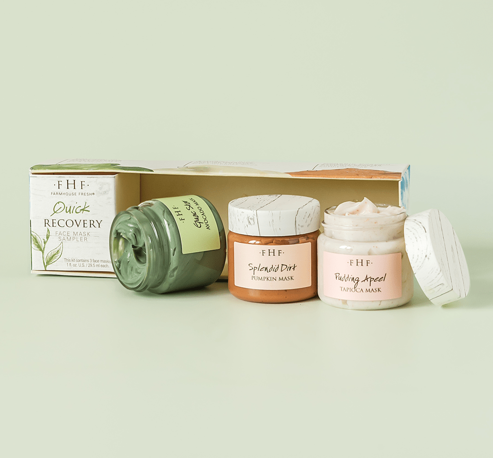 FHF Quick Recovery Face Mask Sampler Set - Pep & Punch