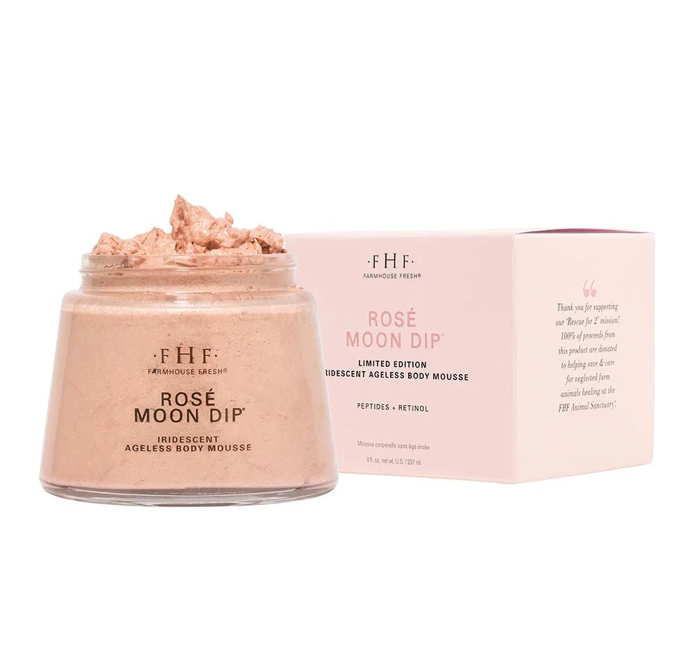 FHF | Rośe Moon Dip Iridescent Ageless Body Mousse - Pep & Punch