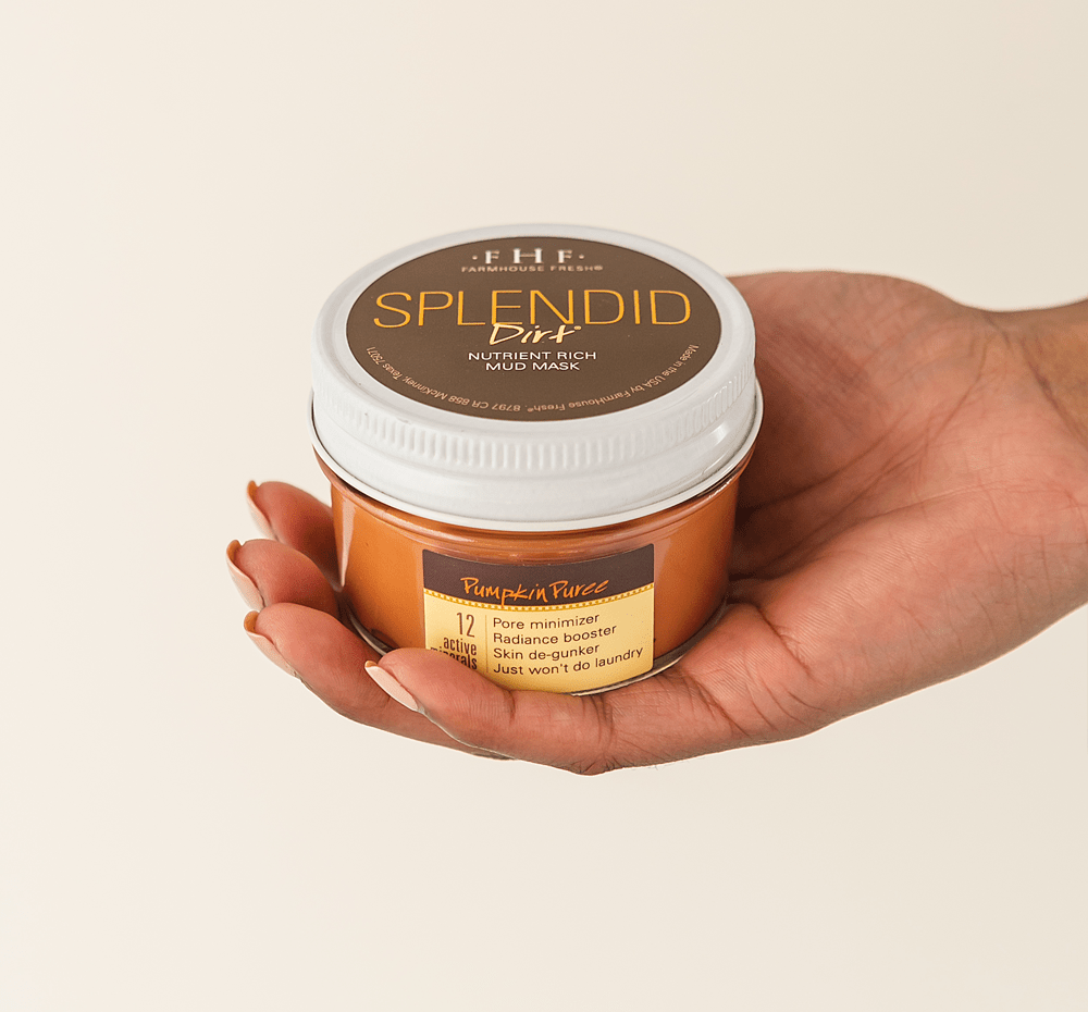 FHF Splendid Dirt® Nutrient Mud Mask with Organic Pumpkin Puree - Pep & Punch