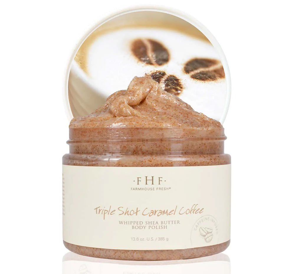 FHF | Triple Shot Caramel Coffee Whipped Shea Butter Body Polish - Pep & Punch