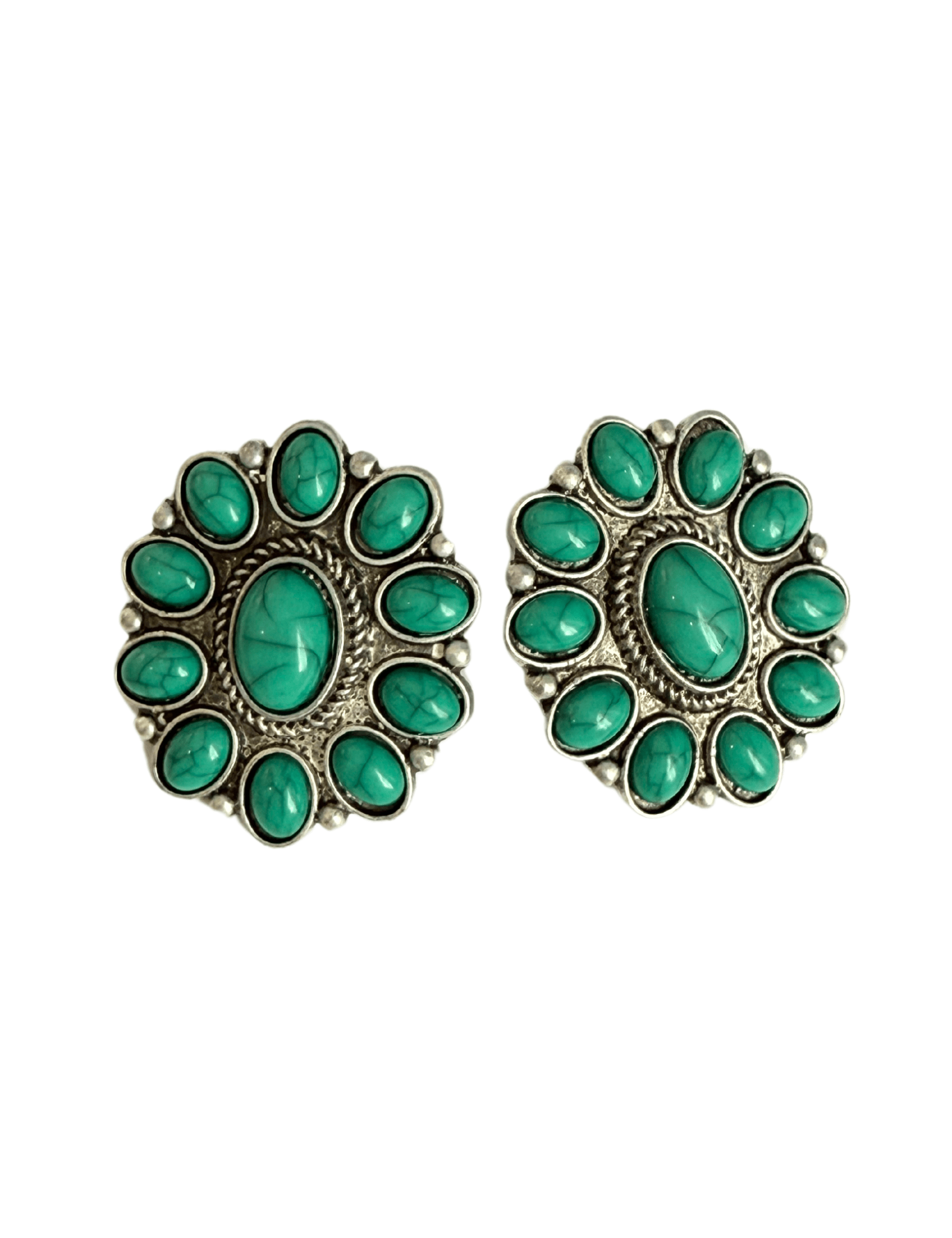 Floral Concho Post Earring - Pep & Punch