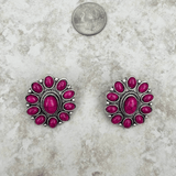 Floral Concho Post Earring - Pep & Punch