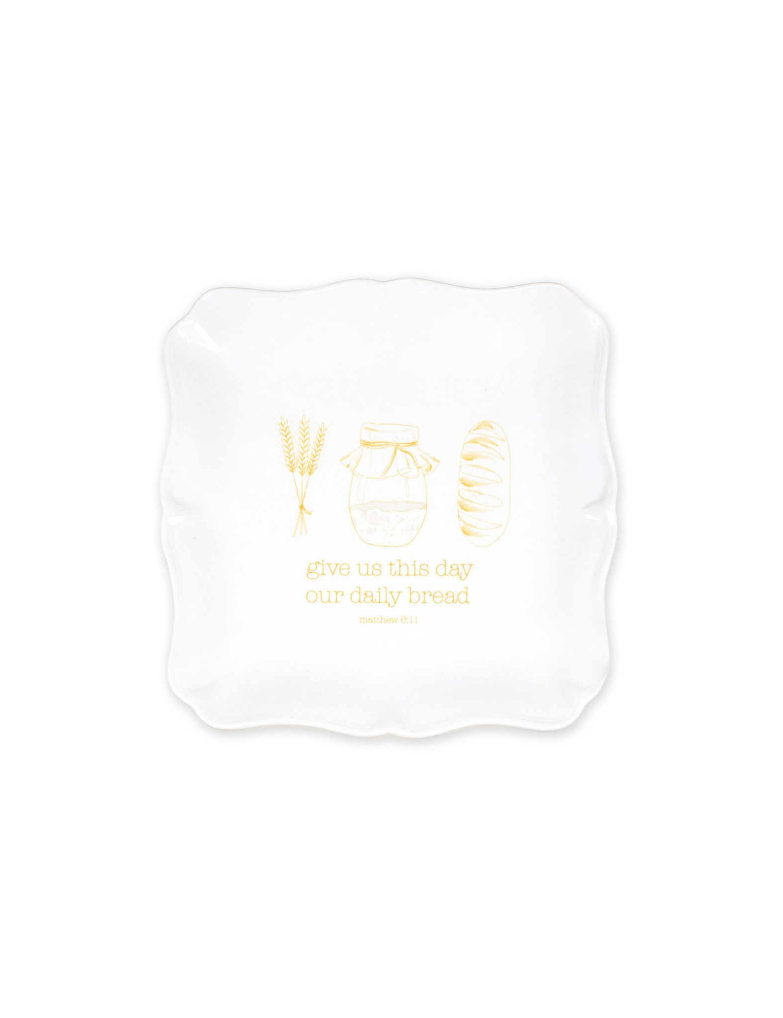 Give Us This Day Square Platter - Pep & Punch