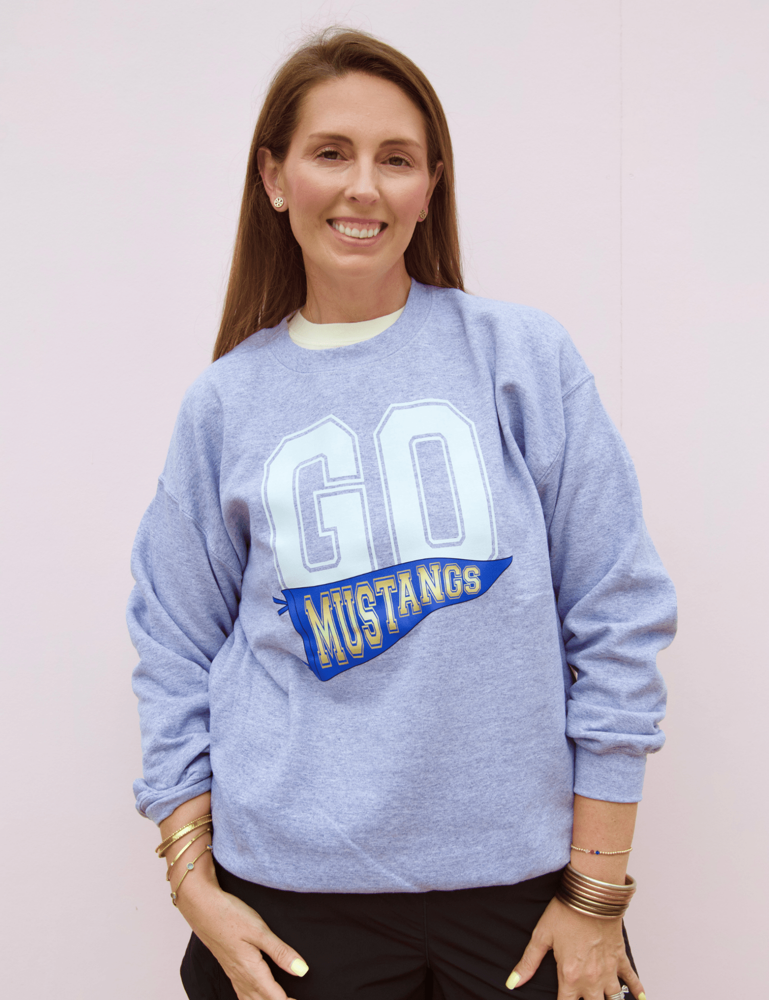 Go Mustangs Sweatshirt - Pep & Punch