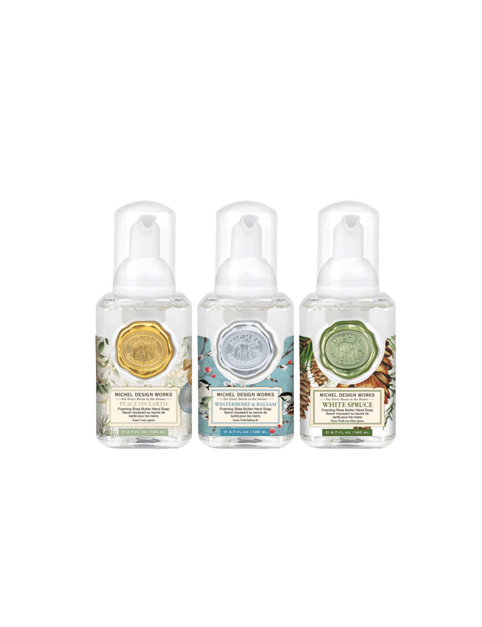 Happy Holidays Mini Foaming Soap Set - Pep & Punch