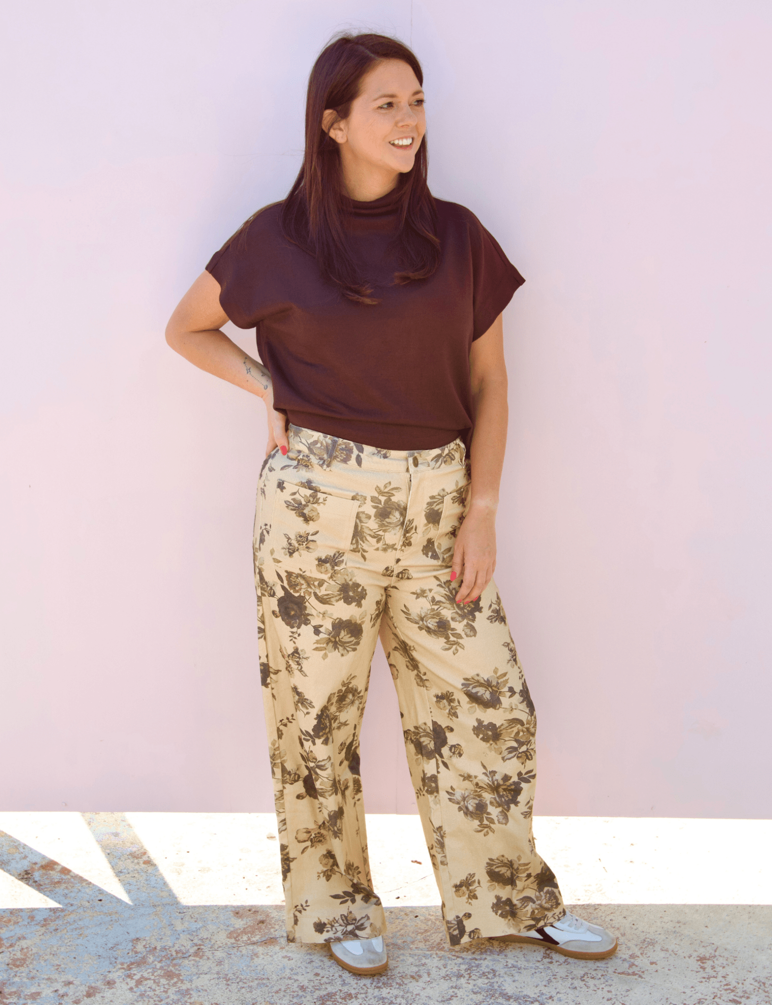 Hazel Floral Pants - Pep & Punch