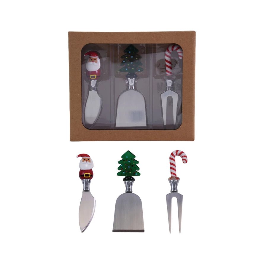 Holiday Cheese Knife Set - Pep & Punch