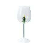 Holiday Figure Wine Glass - Pep & Punch