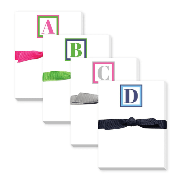 Initial Statement Stripe Mini Notepad - Pep & Punch