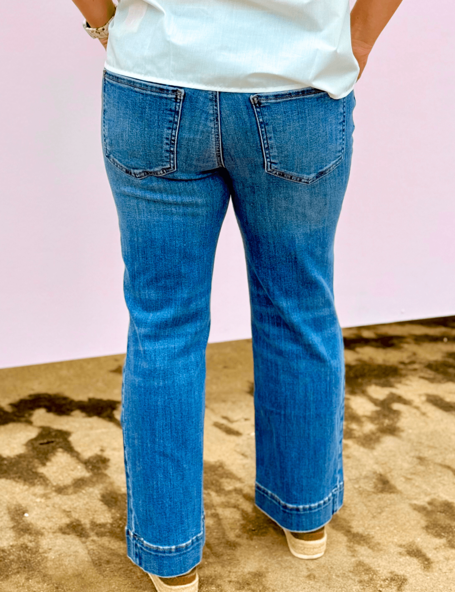 Kut | Kelsey High Rise Ankle Flare - Pep & Punch