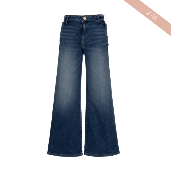 KUT MEG High Rise Wide Leg Slash PCKTS - Pep & Punch
