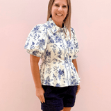 Lady of the Hour Peplum Top - Pep & Punch