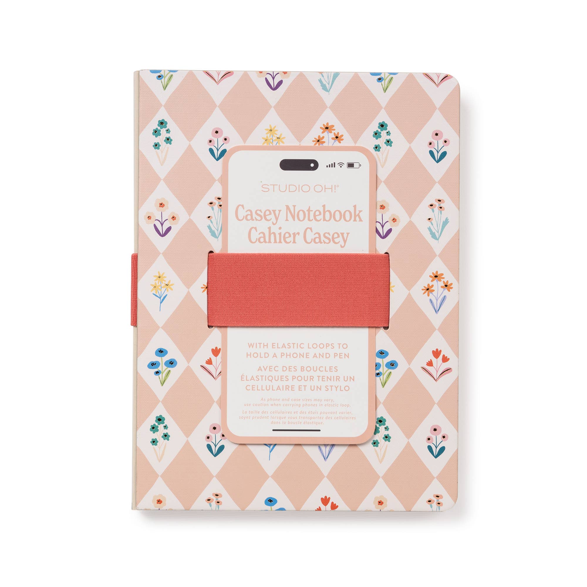 Meadow Lane Casey Notebook with Phone Loop - Pep & Punch