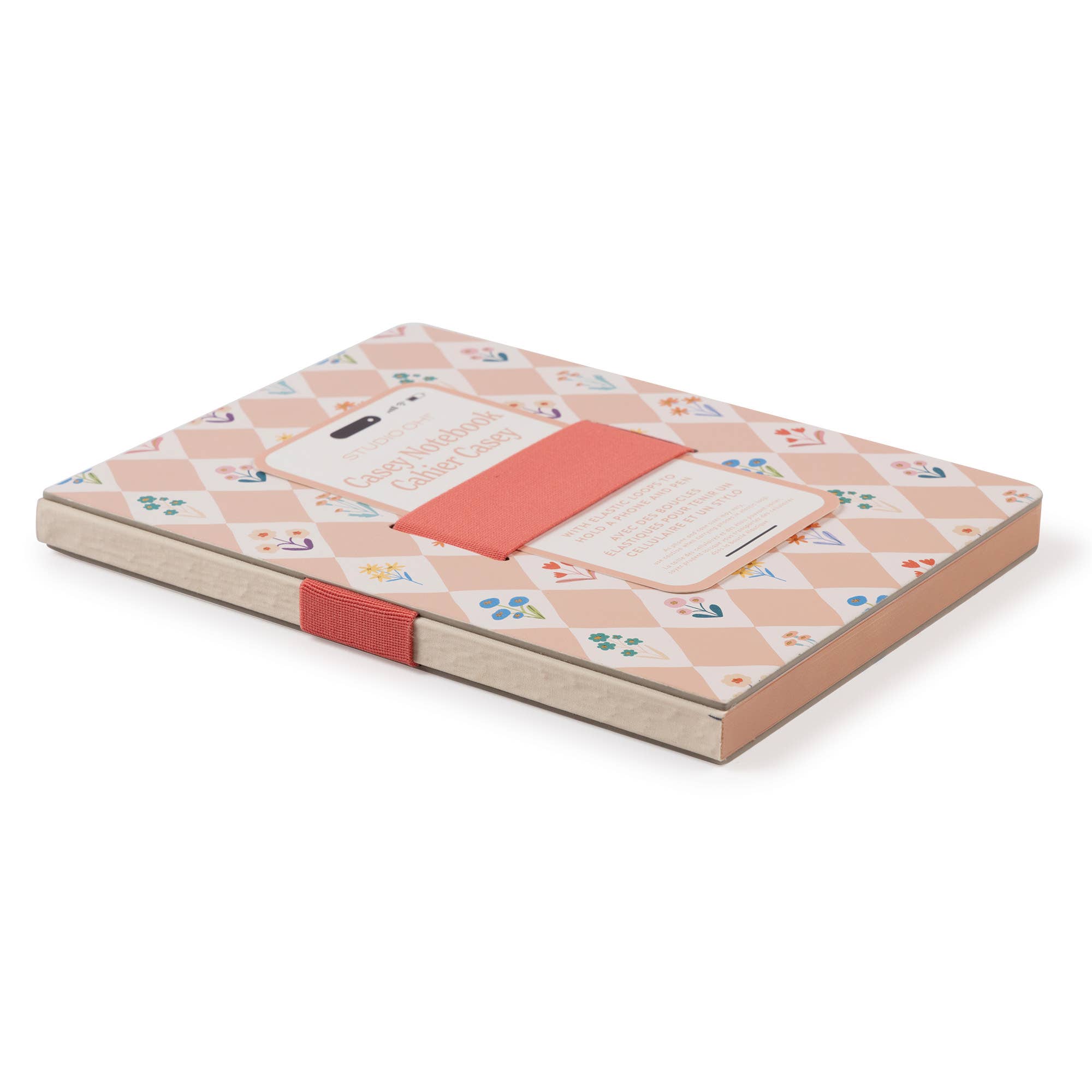 Meadow Lane Casey Notebook with Phone Loop - Pep & Punch